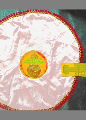 Wellness symbol Painted Decorative Clothpieces for gifts covering