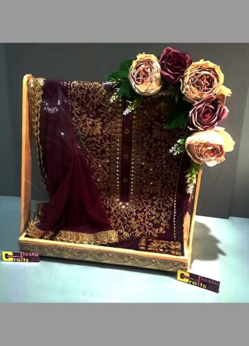 Wooden Gifting tray with verticle stand