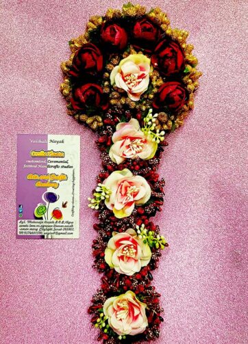 Layered floral Hair decoration accessory