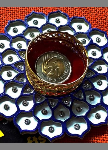 Layered MDF Mandala tealight holder