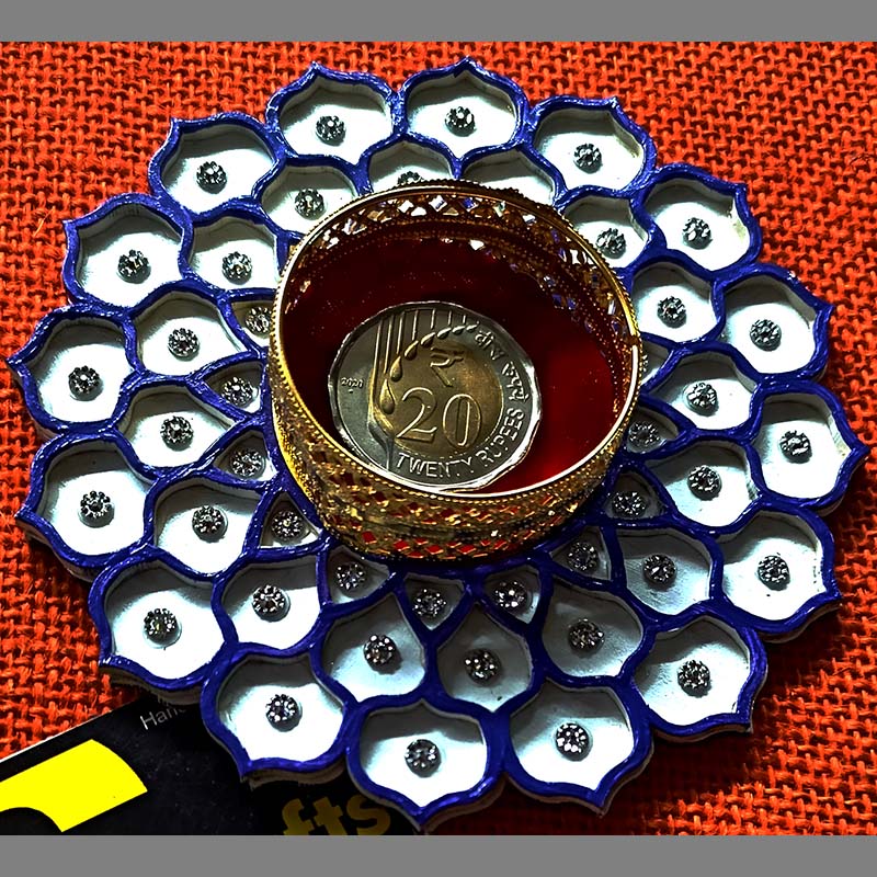 Layered MDF Mandala tealight holder
