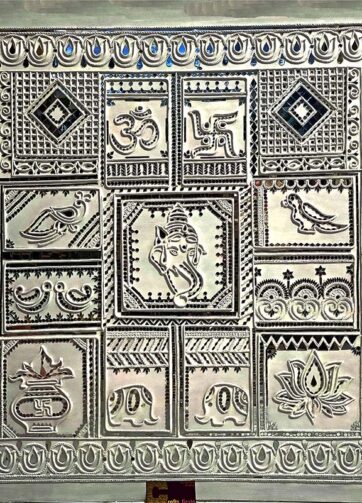 Mud & Mirror Lippan art frame (Large)