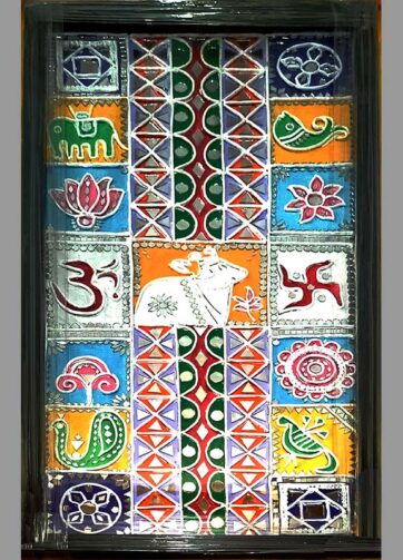 Mud & Mirror Lippan art frame(small)