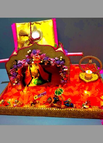 Marriage procession tableau Invitation Platter