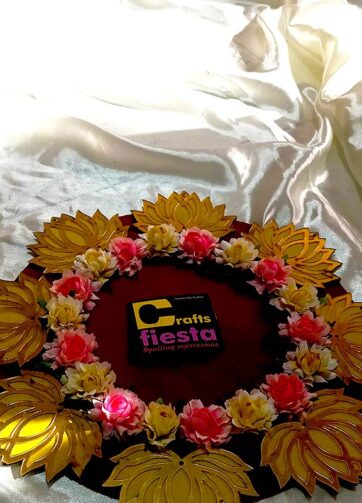 Welcome Ritual Tilak(Aarti) Acrylic dish