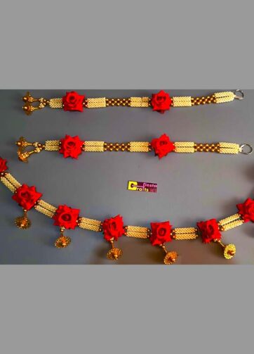 Pearl woven Worship place door top and sides decoration